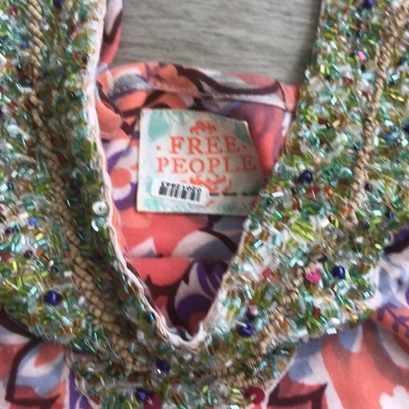 Vintage beaded free people dress - Picture 4 of 10